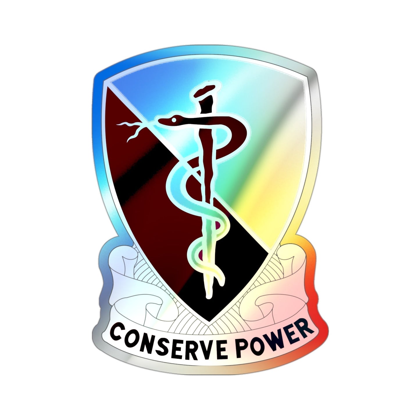 68 Medical Group (U.S. Army) Holographic STICKER Die-Cut Vinyl Decal-3 Inch-The Sticker Space