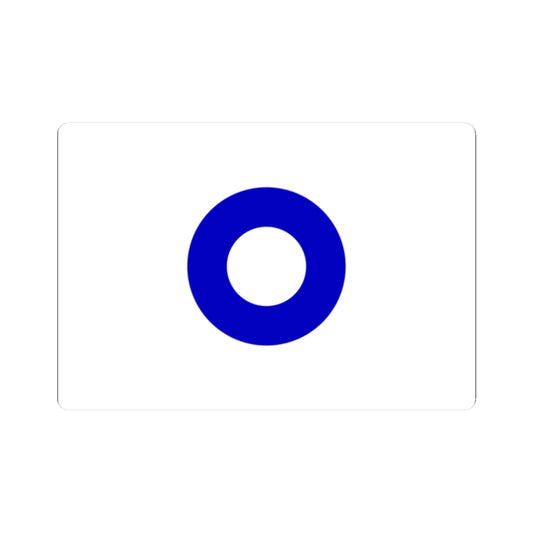 Flag of Ōzu Ehime (Japan) STICKER Vinyl Kiss-Cut Decal
