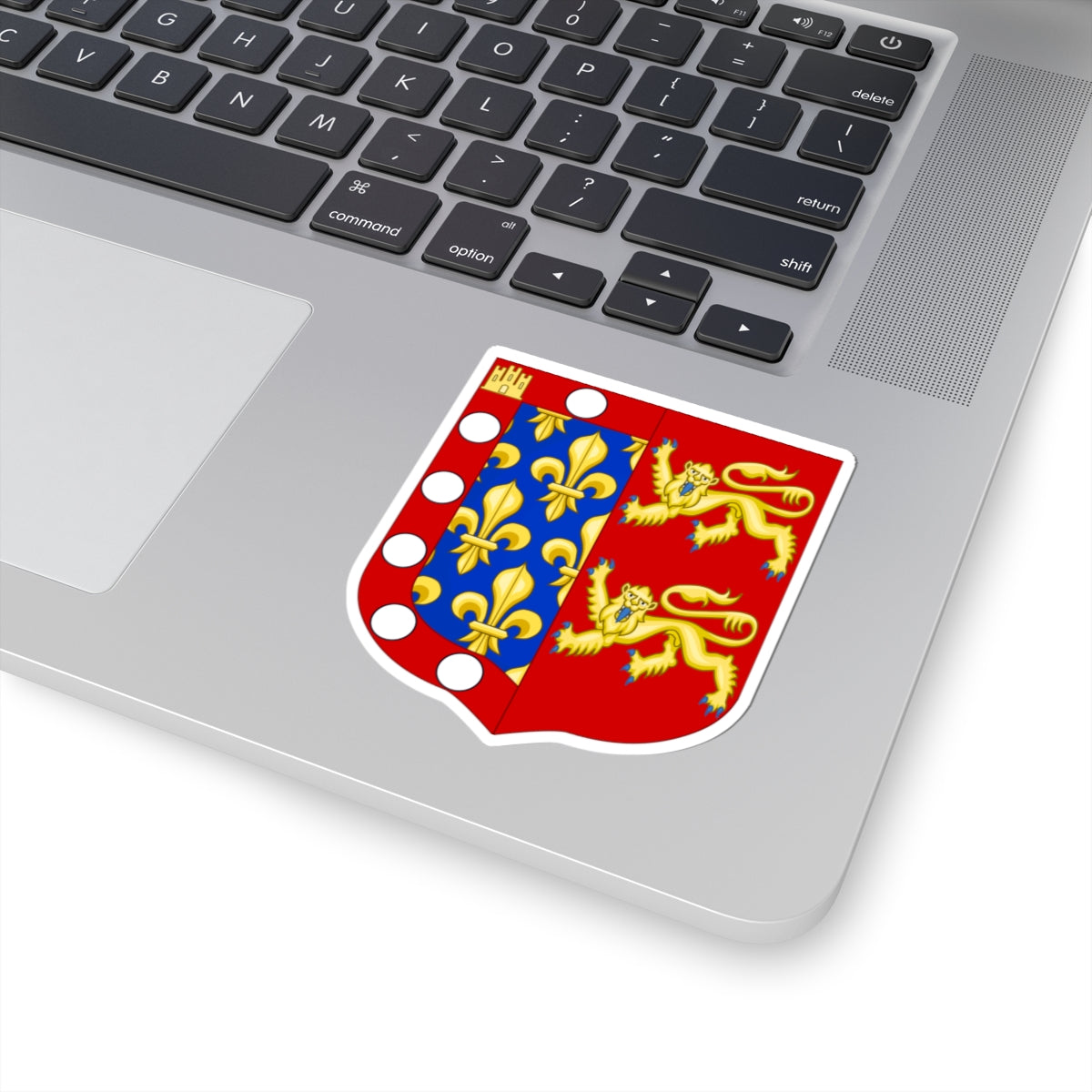 Arms of Robert of Alençon Count of Perche (Spain) (Coat of Arms) STICKER Vinyl Kiss-Cut Decal