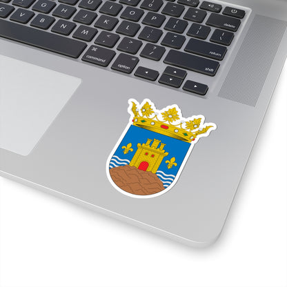 Escudo de Peñíscola (Spain) (Coat of Arms) STICKER Vinyl Kiss-Cut Decal