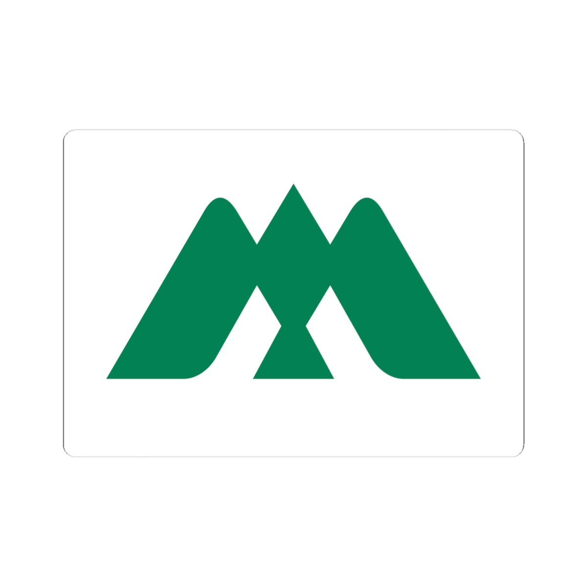 Flag of Myoko Nigata (Japan) STICKER Vinyl Kiss-Cut Decal