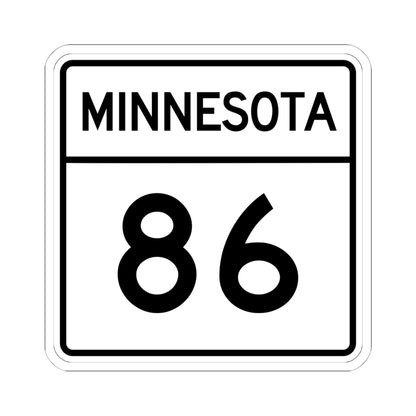 MN-86 1948 (Minnesota) (Road Sign) STICKER Vinyl Kiss-Cut Decal