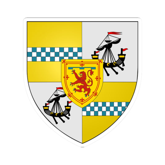 Arms of the Duke of Rothesay (United Kingdom) (Coat of Arms) STICKER Vinyl Kiss-Cut Decal