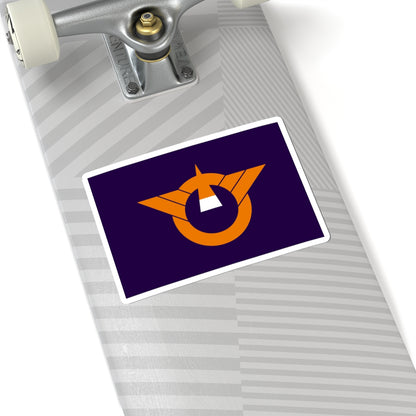 Flag of Shari Hokkaido (Japan) STICKER Vinyl Kiss-Cut Decal