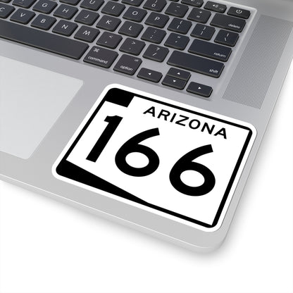 Arizona 166 (Arizona) (Road Sign) STICKER Vinyl Kiss-Cut Decal