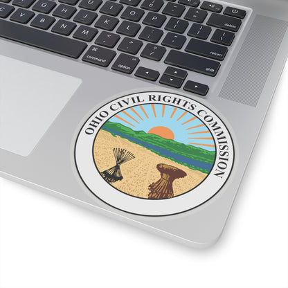 Seal of the Ohio Civil Rights Commission - STICKER Vinyl Kiss-Cut Decal