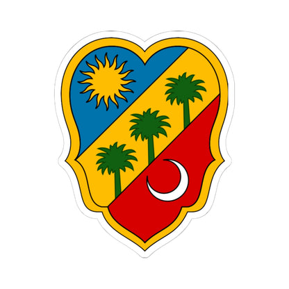 Biskra Coat of Arms French Algeria (Algeria) (Coat of Arms) STICKER Vinyl Kiss-Cut Decal