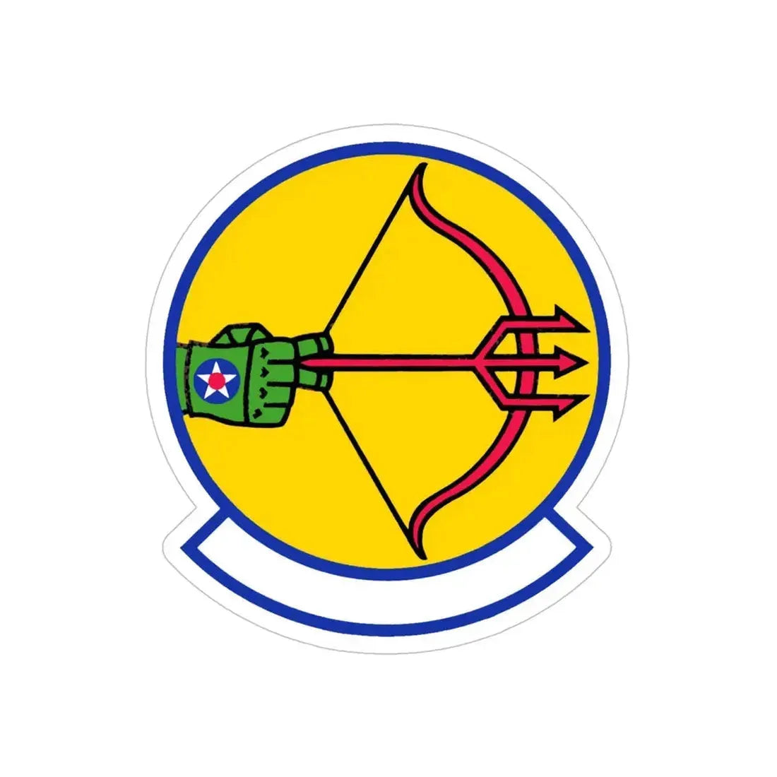 682 Air Support Operations Squadron ACC (U.S. Air Force) REVERSE PRINT Transparent Die-Cut STICKER - The Sticker Space