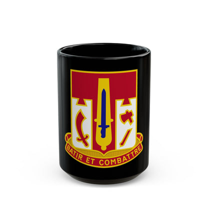 682 Engineer Battalion (U.S. Army) Black Coffee Mug-15oz-The Sticker Space