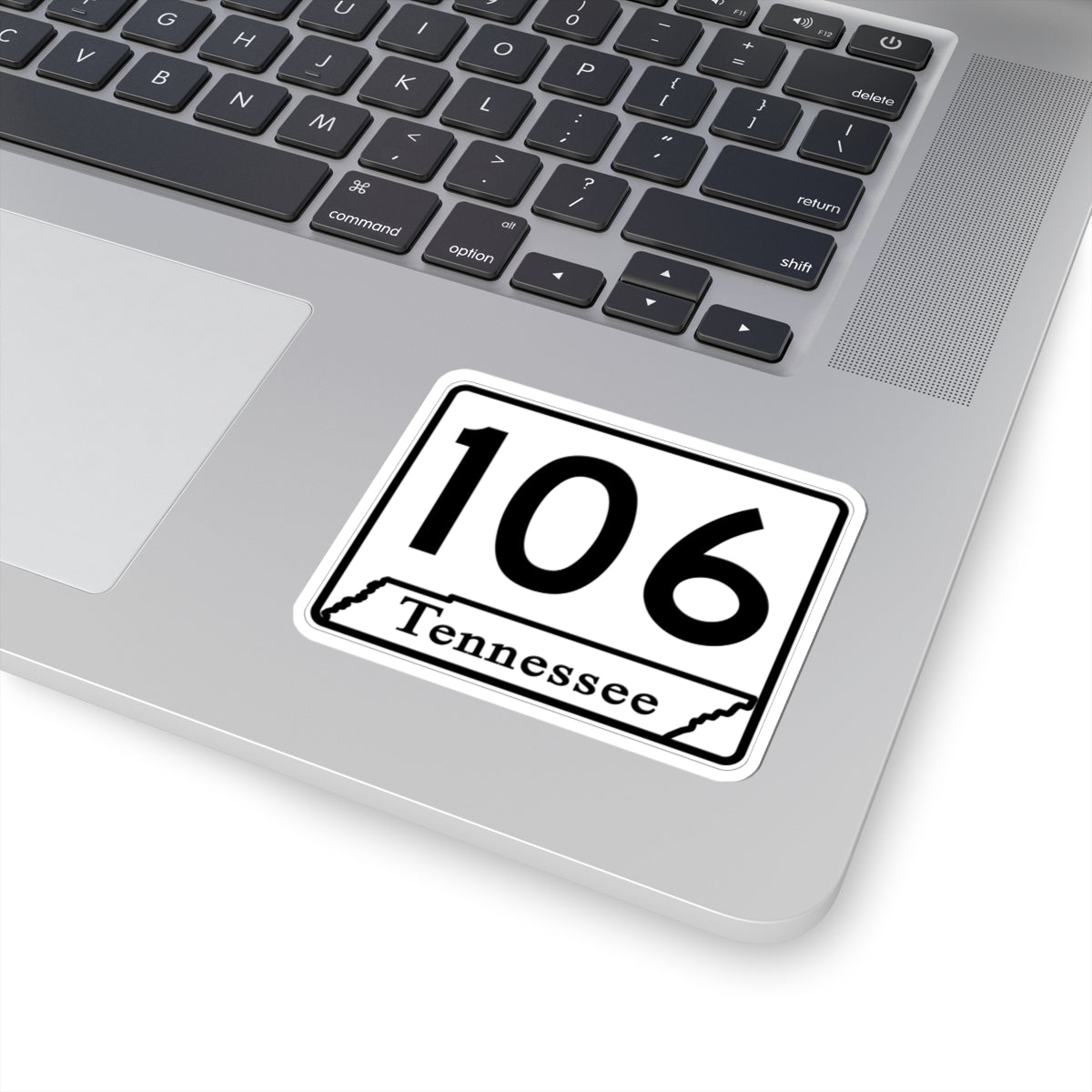 Tennessee 106 (Tennessee) (Road Sign) STICKER Vinyl Kiss-Cut Decal
