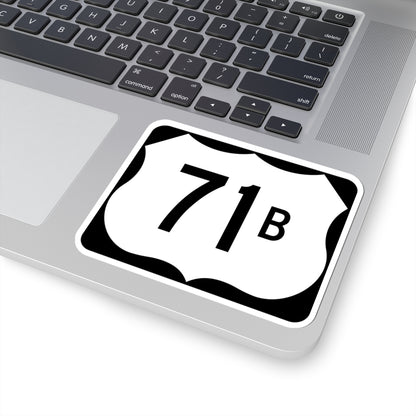 US 71B (Arkansas) (Road Sign) STICKER Vinyl Kiss-Cut Decal