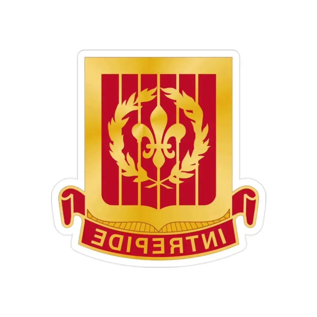 682nd Antiaircraft Artillery Gun Battalion (U.S. Army) REVERSE PRINT Transparent Die-Cut STICKER 2 Inch Die-Cut Transparent - The Sticker Space