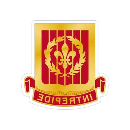 682nd Antiaircraft Artillery Gun Battalion (U.S. Army) REVERSE PRINT Transparent Die-Cut STICKER 5 Inch Die-Cut Transparent - The Sticker Space
