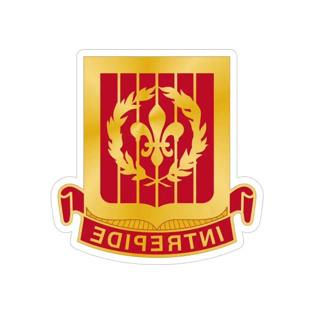 682nd Antiaircraft Artillery Gun Battalion (U.S. Army) REVERSE PRINT Transparent Die-Cut STICKER - The Sticker Space