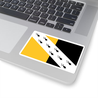 Flag of Norfolk (England) STICKER Vinyl Kiss-Cut Decal
