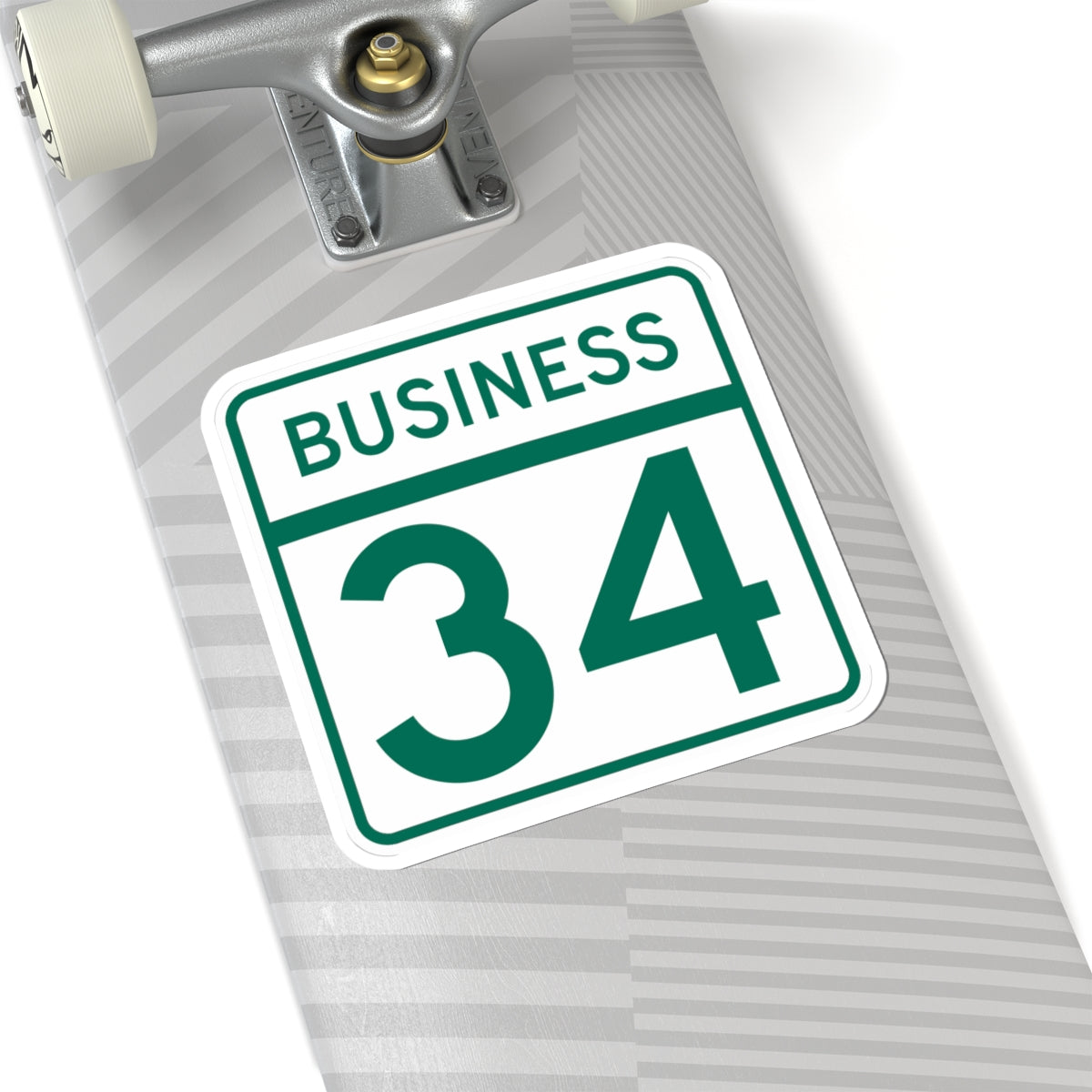MD Route 34 Business (Maryland) (Road Sign) STICKER Vinyl Kiss-Cut Decal
