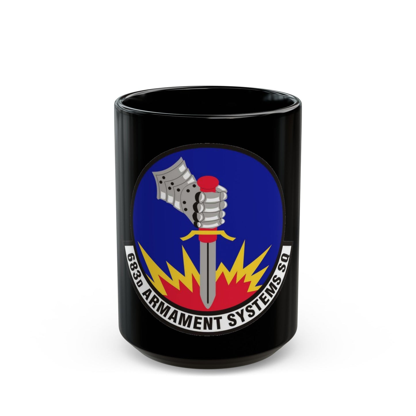 683d Armament Systems Squadron (U.S. Air Force) Black Coffee Mug-15oz-The Sticker Space