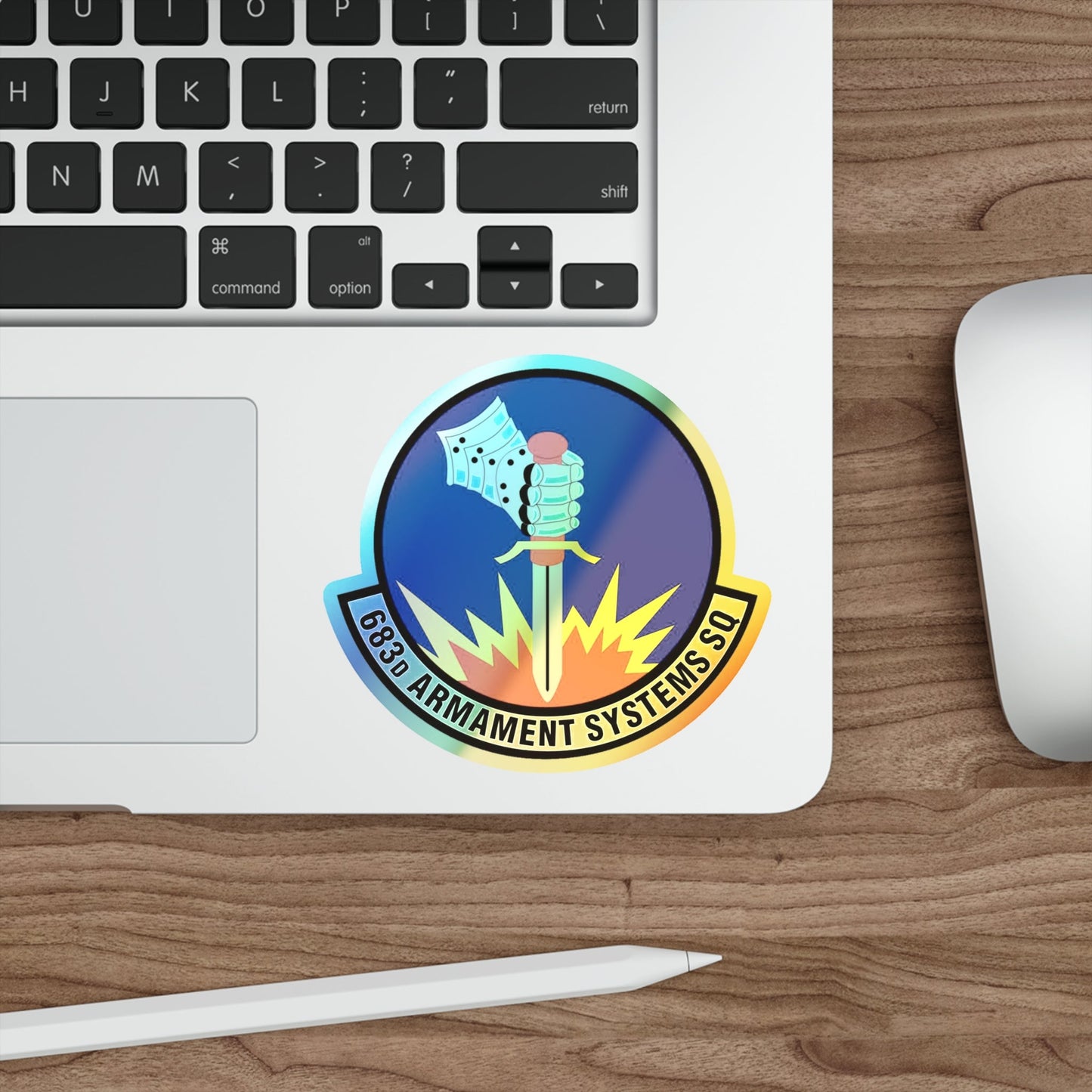 683d Armament Systems Squadron (U.S. Air Force) Holographic STICKER Die-Cut Vinyl Decal-The Sticker Space