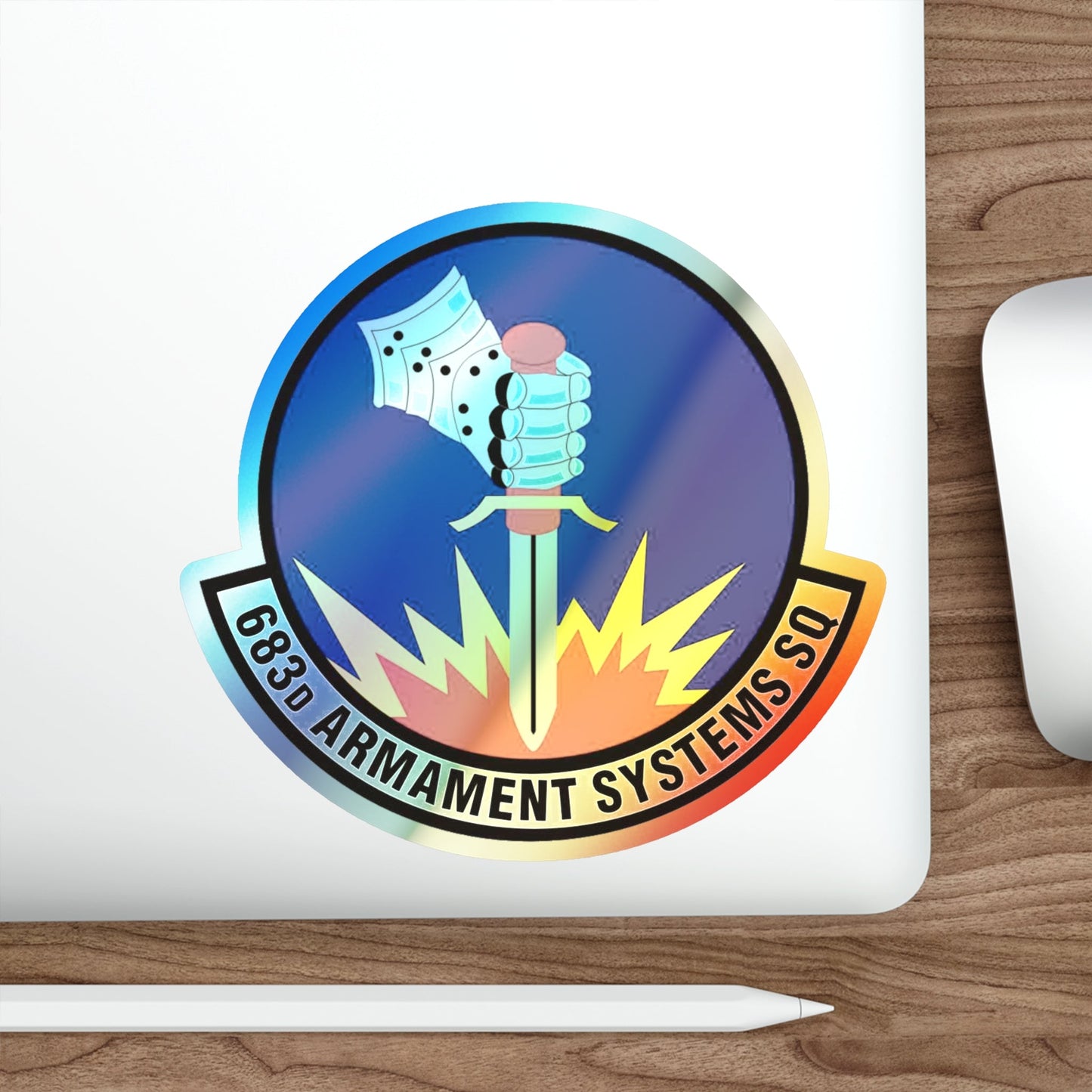 683d Armament Systems Squadron (U.S. Air Force) Holographic STICKER Die-Cut Vinyl Decal-The Sticker Space