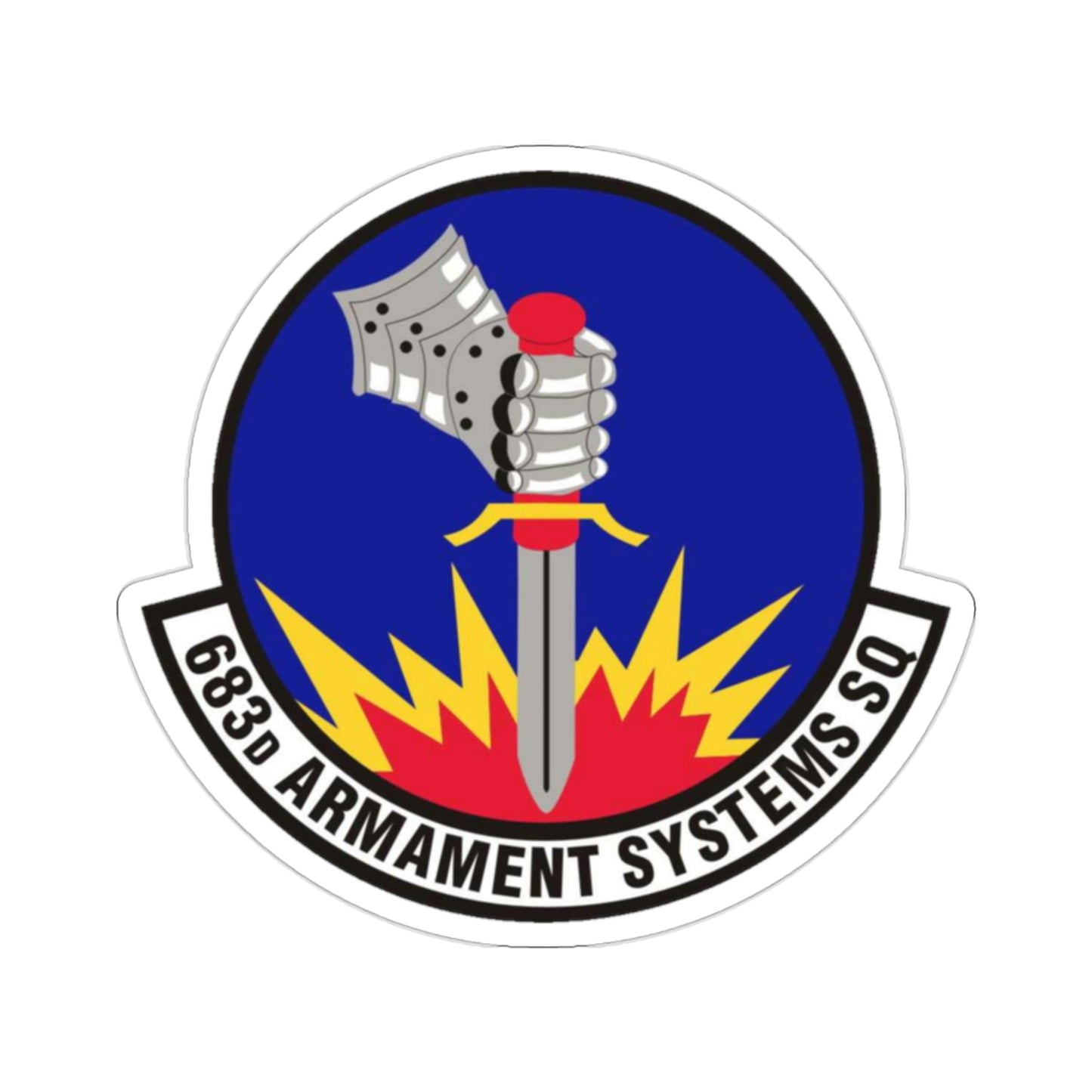 683d Armament Systems Squadron (U.S. Air Force) STICKER Vinyl Die-Cut Decal-2 Inch-The Sticker Space