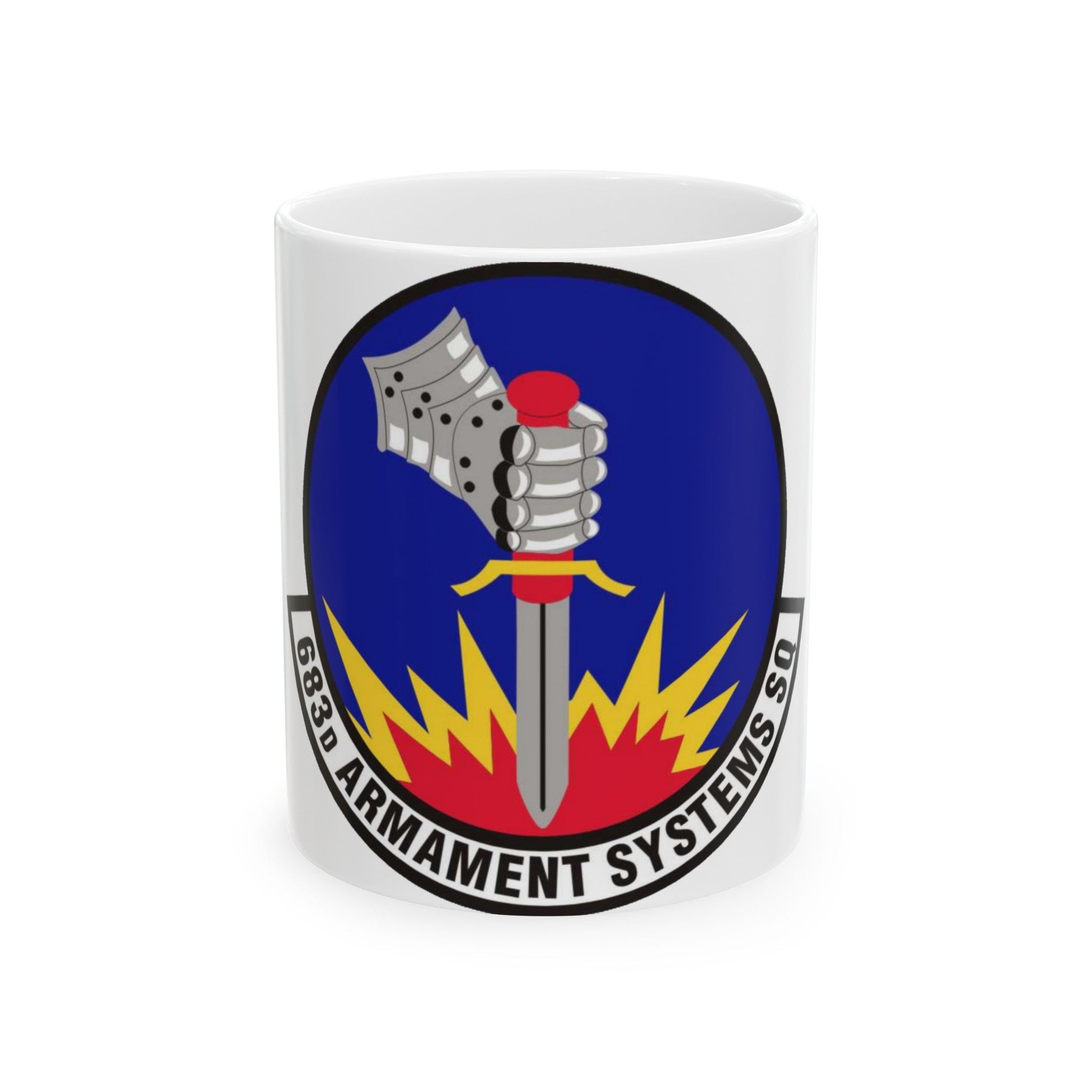 683d Armament Systems Squadron (U.S. Air Force) White Coffee Mug-11oz-The Sticker Space