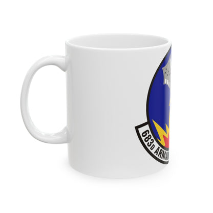 683d Armament Systems Squadron (U.S. Air Force) White Coffee Mug-The Sticker Space