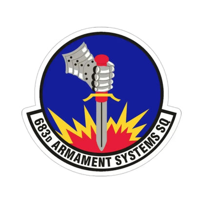 683d Armament Systems Squadron (U.S. Air Force) STICKER Vinyl Die-Cut Decal - The Sticker Space