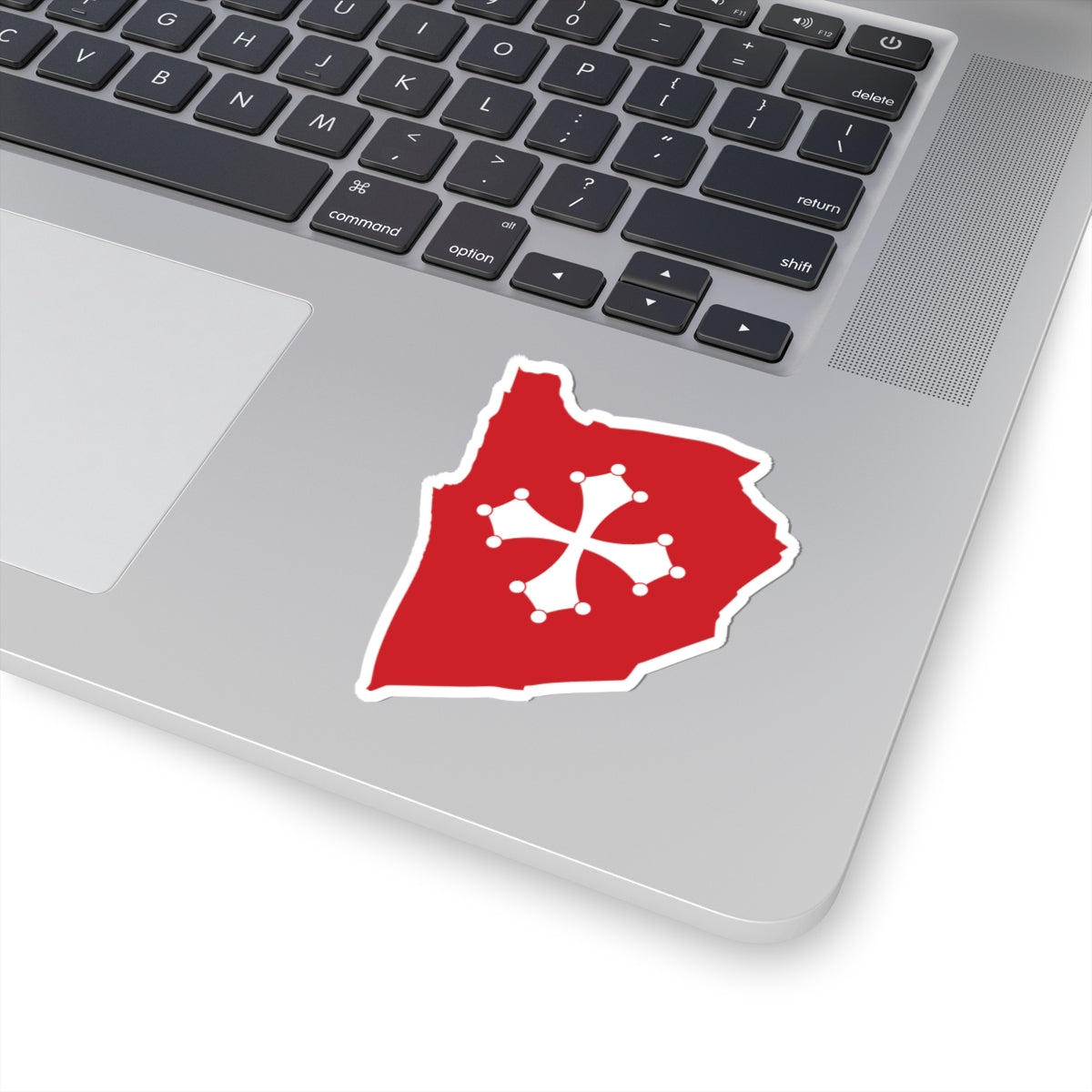 Flag map of Pisa (Italy) STICKER Vinyl Kiss-Cut Decal