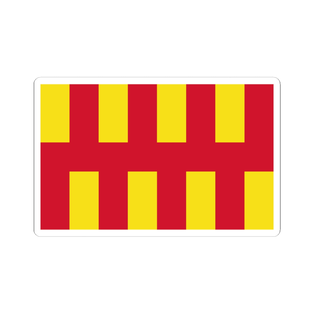 Flag of Northumberland (England) STICKER Vinyl Kiss-Cut Decal