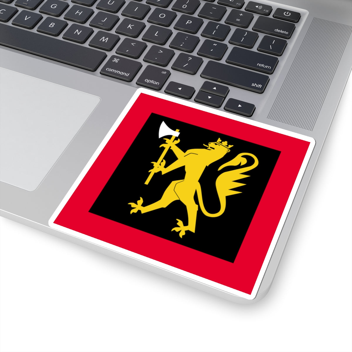 Standard of the Telemark Battalion (Norway) STICKER Vinyl Kiss-Cut Decal