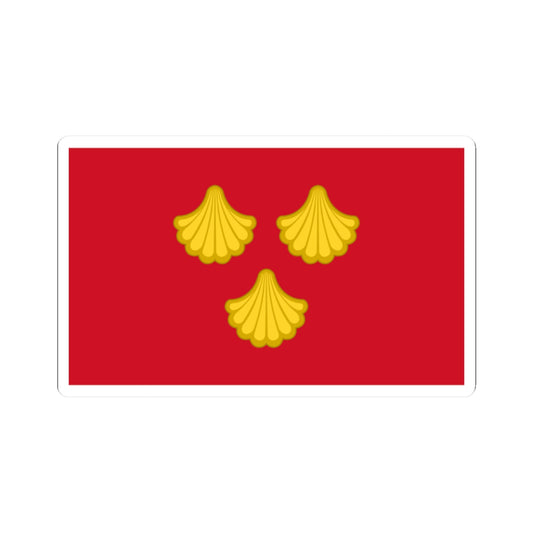 St James Church Quedgeley flag (England) STICKER Vinyl Kiss-Cut Decal