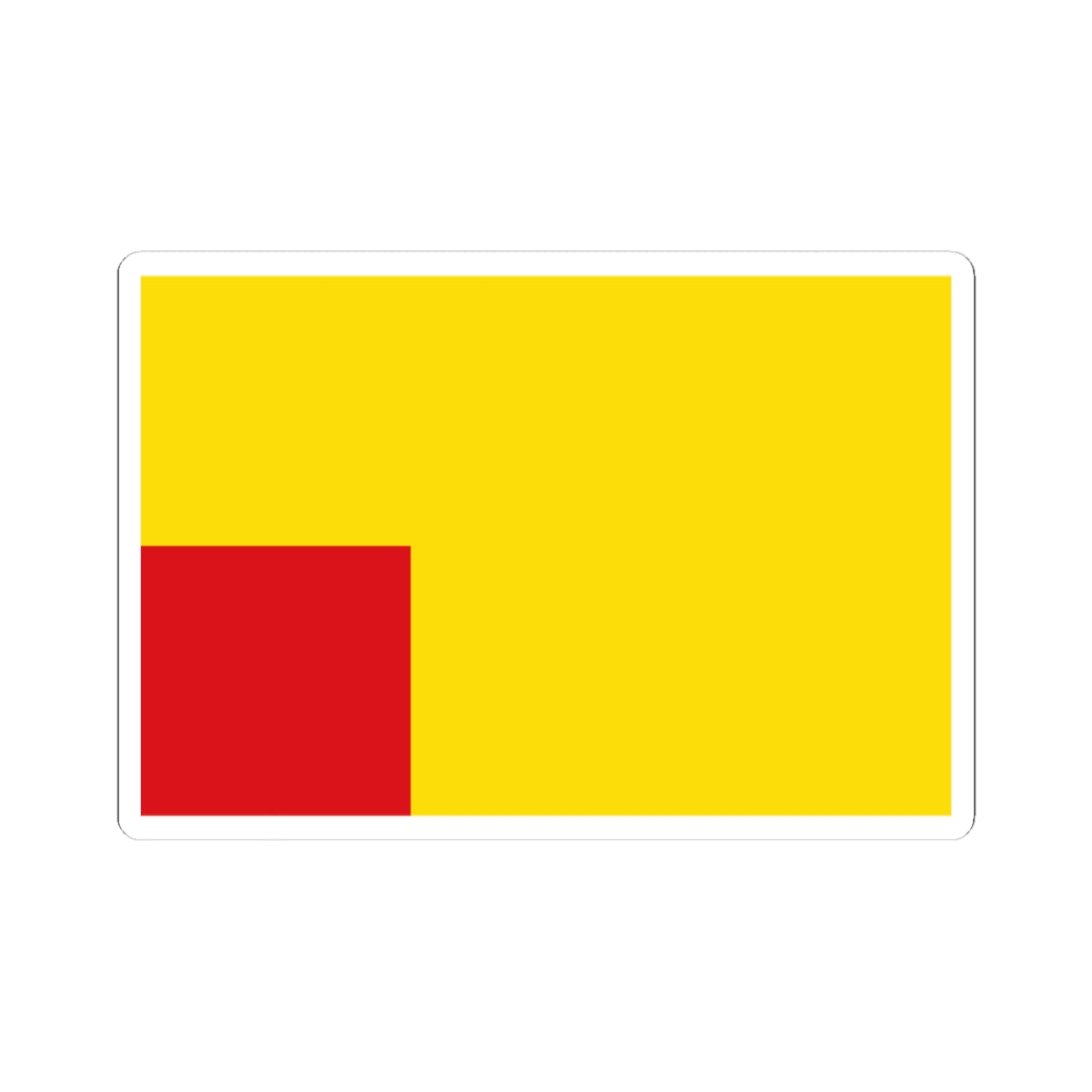 Flag maritime granada (Spain) STICKER Vinyl Kiss-Cut Decal