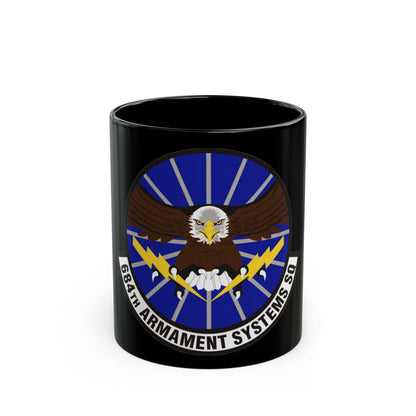 684th Armament Systems Squadron (U.S. Air Force) Black Coffee Mug-11oz-The Sticker Space