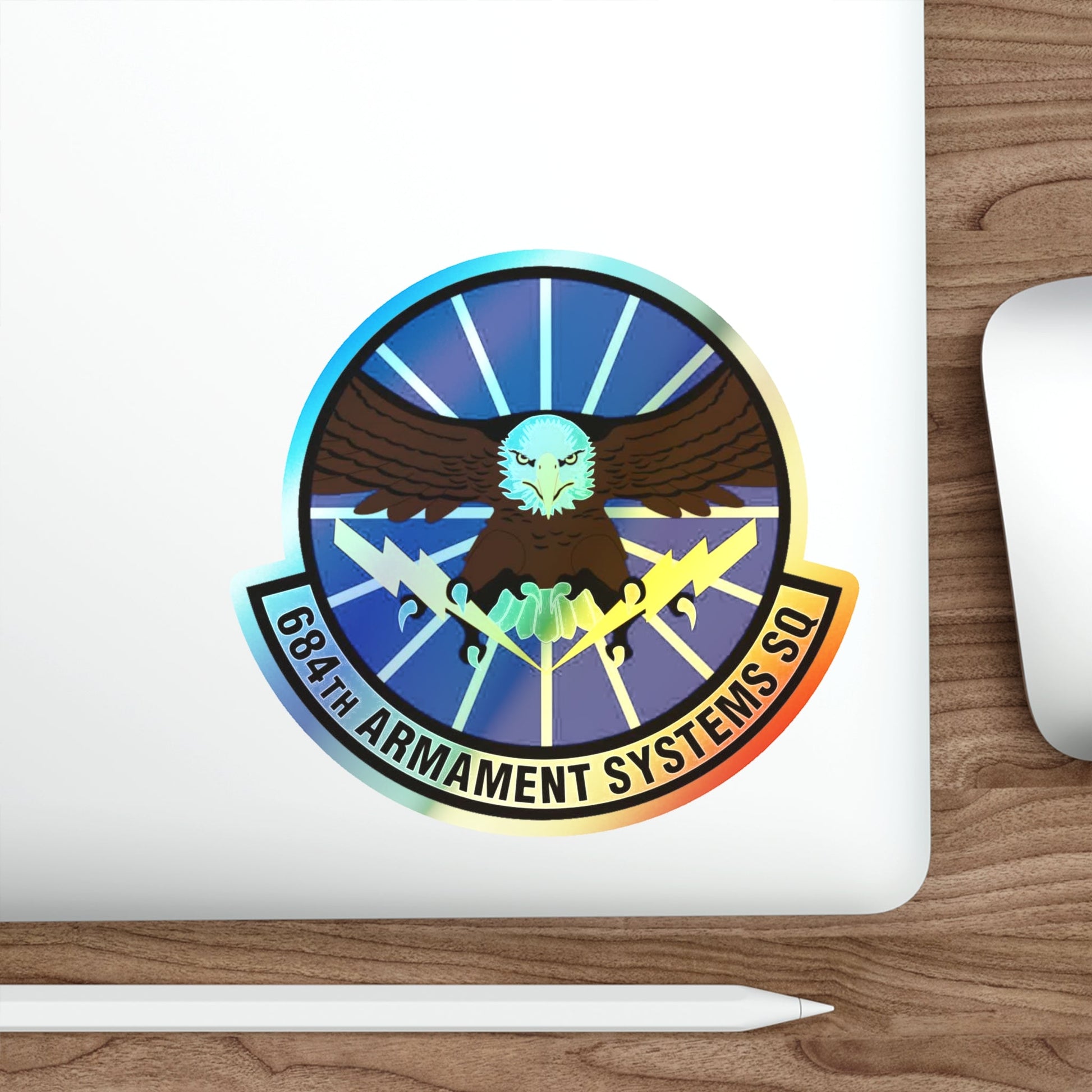 684th Armament Systems Squadron (U.S. Air Force) Holographic STICKER Die-Cut Vinyl Decal-The Sticker Space