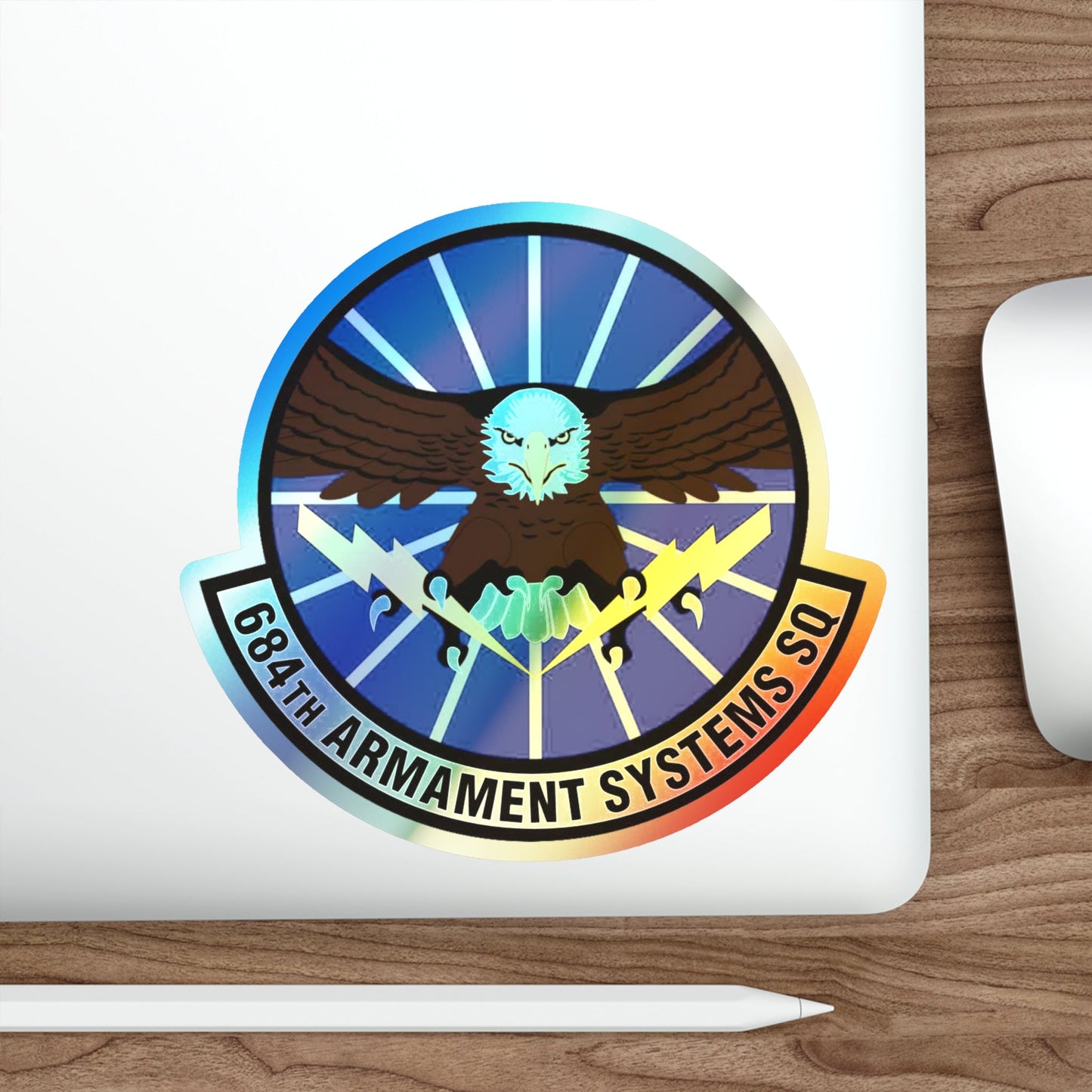 684th Armament Systems Squadron (U.S. Air Force) Holographic STICKER Die-Cut Vinyl Decal-The Sticker Space