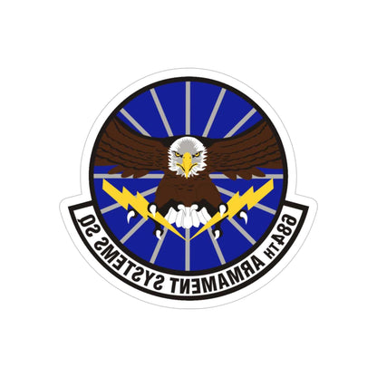 684th Armament Systems Squadron (U.S. Air Force) REVERSE PRINT Transparent STICKER-6 Inch-The Sticker Space