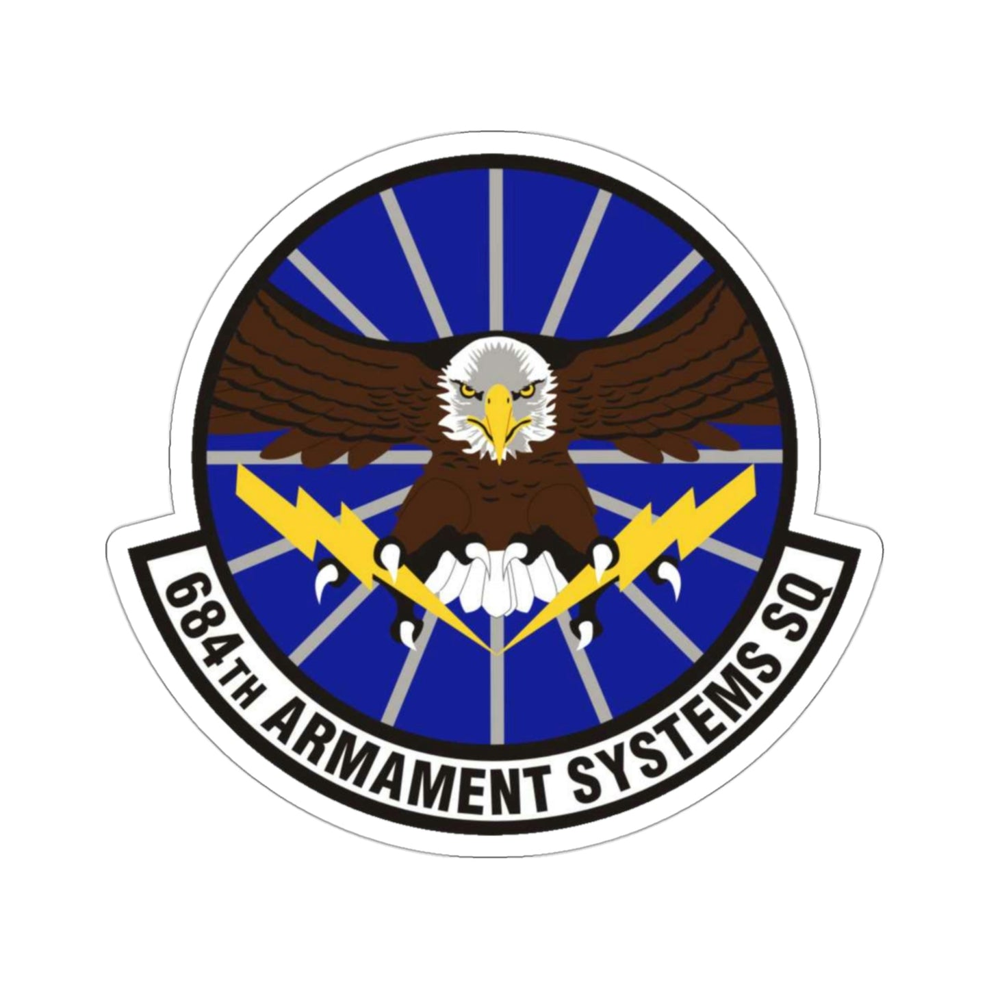 684th Armament Systems Squadron (U.S. Air Force) STICKER Vinyl Die-Cut Decal-3 Inch-The Sticker Space