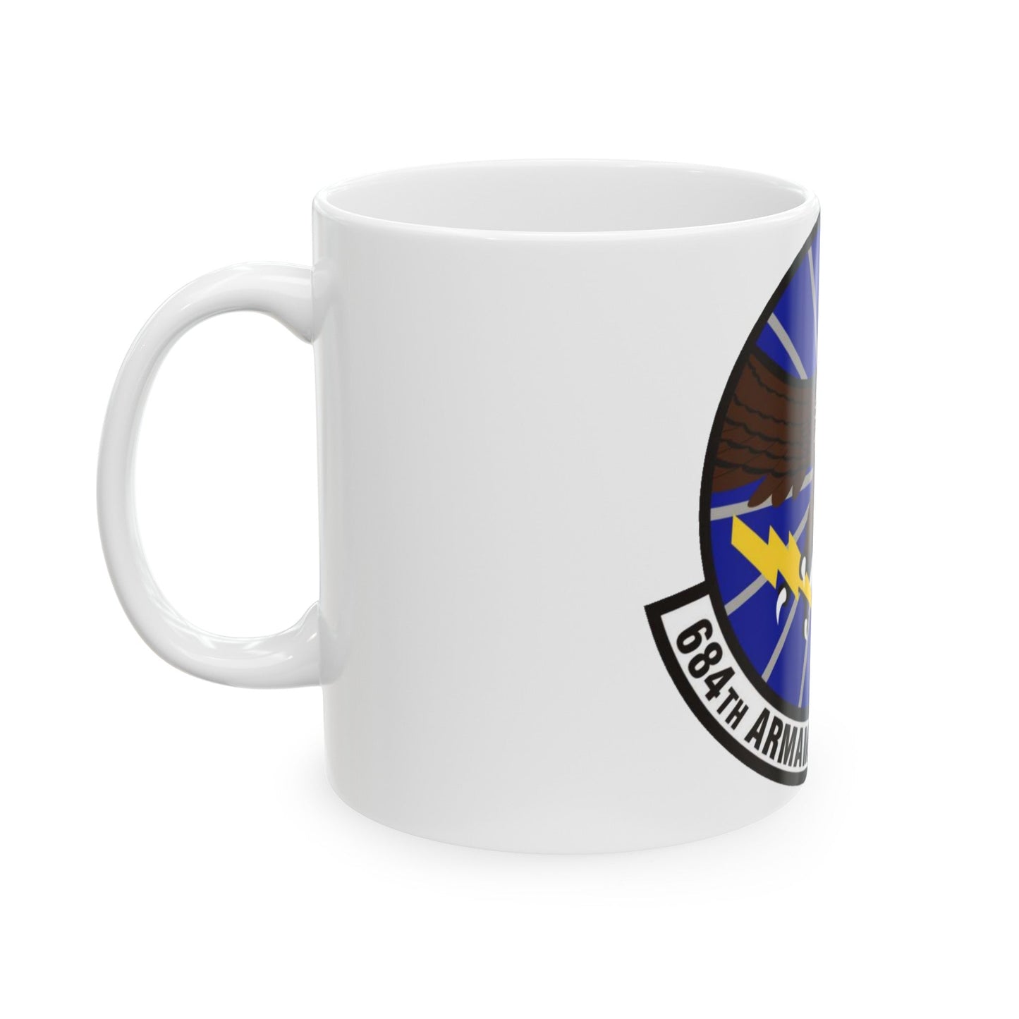 684th Armament Systems Squadron (U.S. Air Force) White Coffee Mug-The Sticker Space