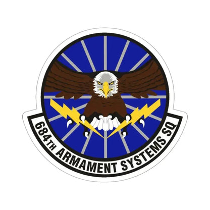 684th Armament Systems Squadron (U.S. Air Force) STICKER Vinyl Die-Cut Decal 3 Inch - The Sticker Space