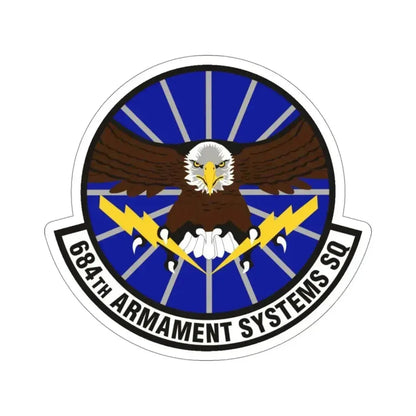 684th Armament Systems Squadron (U.S. Air Force) STICKER Vinyl Die-Cut Decal 4 Inch - The Sticker Space