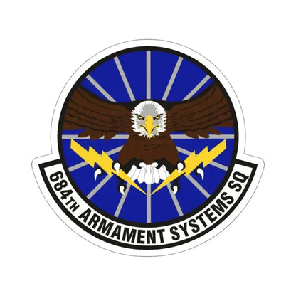 684th Armament Systems Squadron (U.S. Air Force) STICKER Vinyl Die-Cut Decal 4 Inch - The Sticker Space