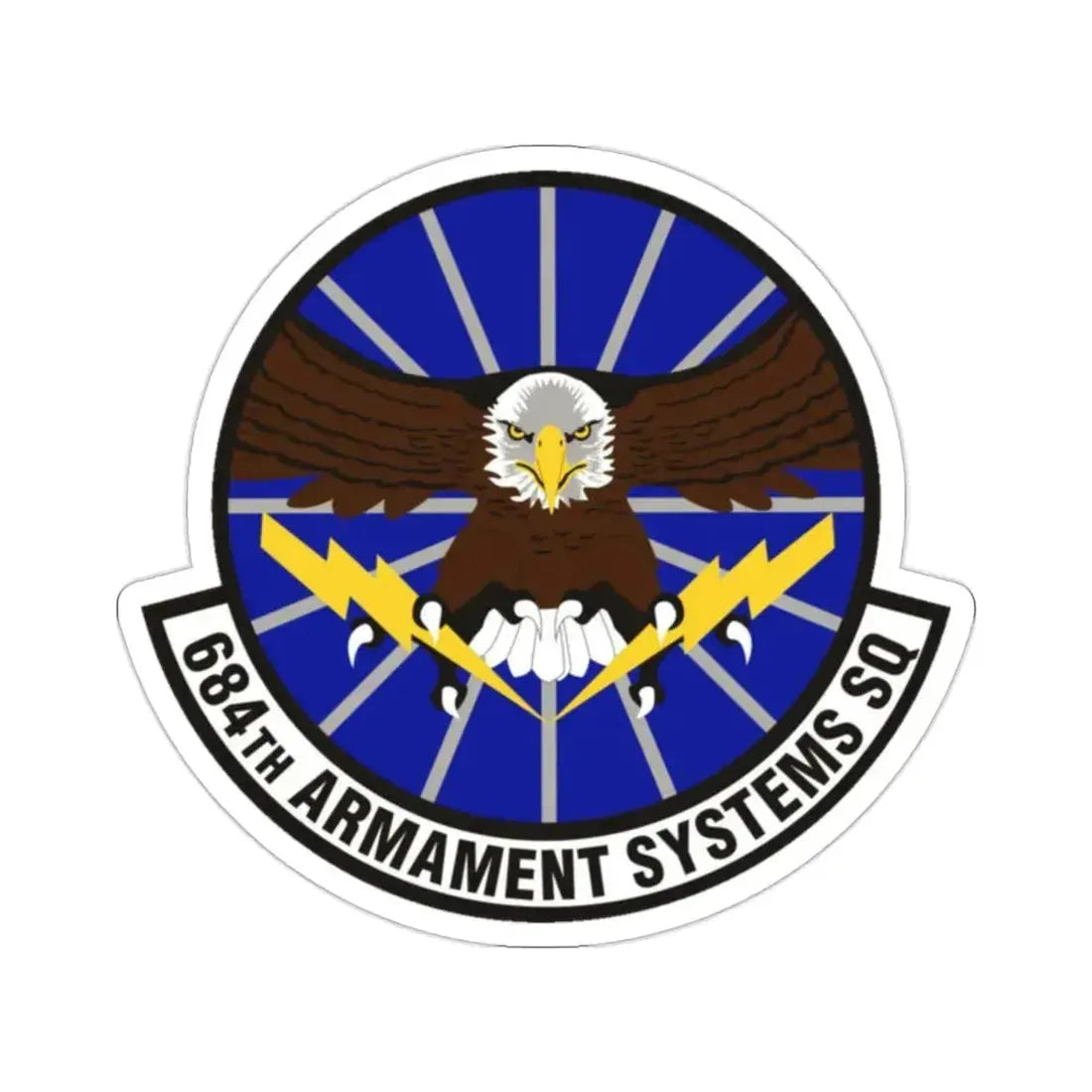 684th Armament Systems Squadron (U.S. Air Force) STICKER Vinyl Die-Cut Decal - The Sticker Space