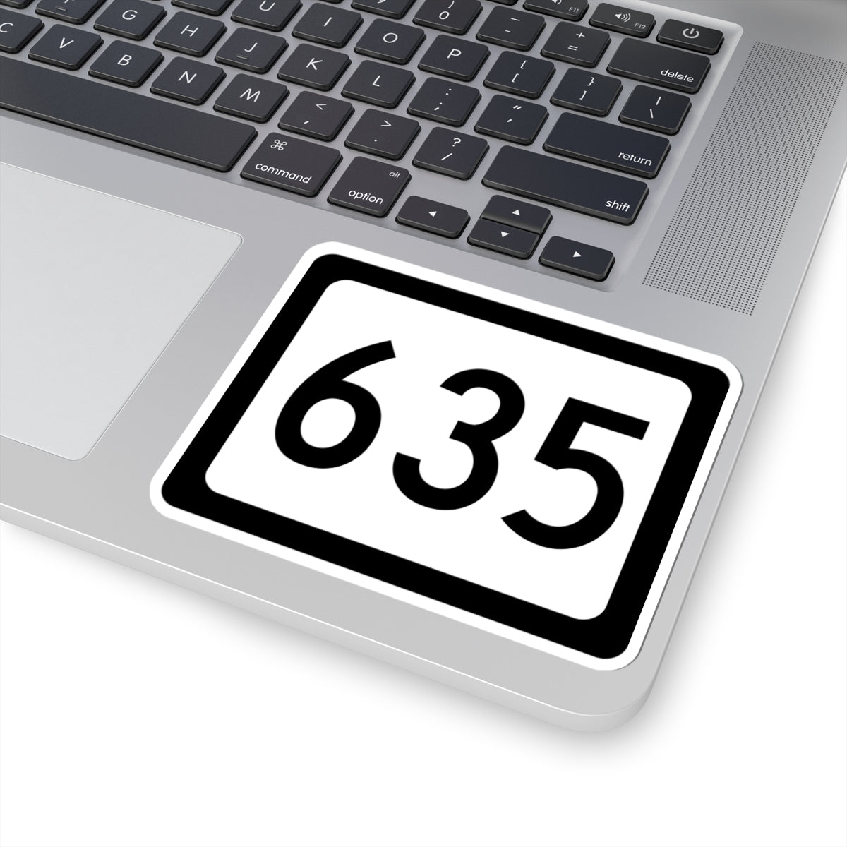 WV-635 (Virginia) (Road Sign) STICKER Vinyl Kiss-Cut Decal