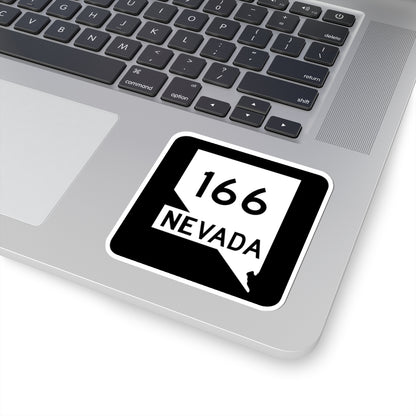 Nevada 166 (Nevada) (Road Sign) STICKER Vinyl Kiss-Cut Decal