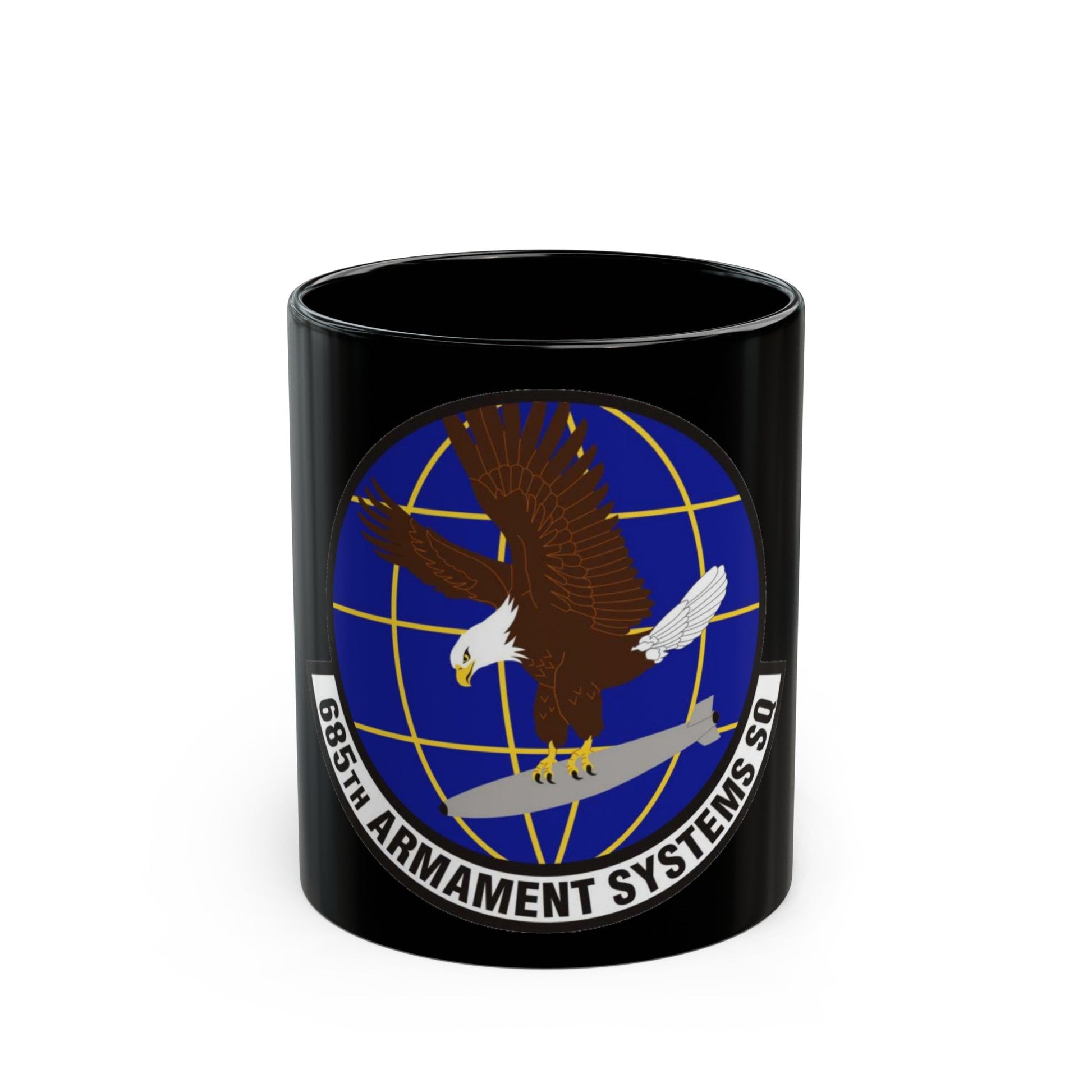 685th Armament Systems Squadron (U.S. Air Force) Black Coffee Mug-11oz-The Sticker Space