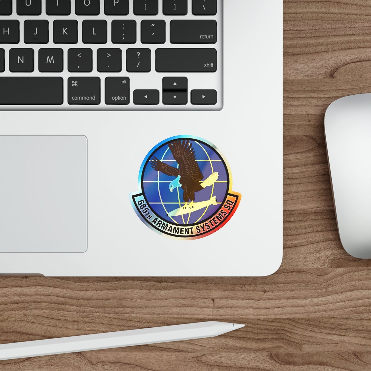 685th Armament Systems Squadron (U.S. Air Force) Holographic STICKER Die-Cut Vinyl Decal-The Sticker Space