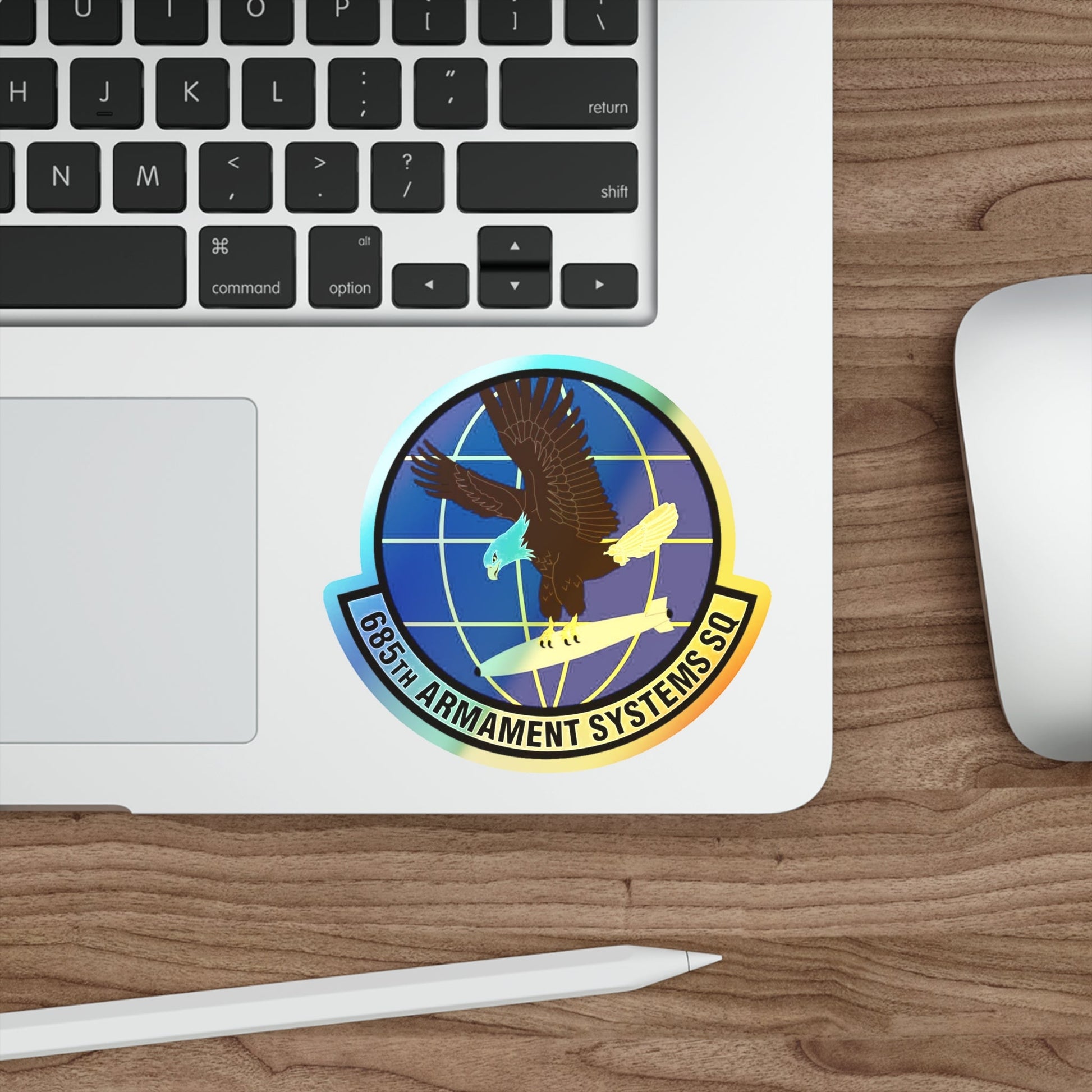 685th Armament Systems Squadron (U.S. Air Force) Holographic STICKER Die-Cut Vinyl Decal-The Sticker Space