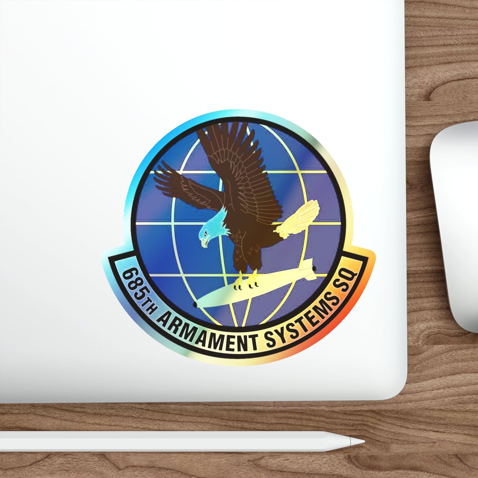 685th Armament Systems Squadron (U.S. Air Force) Holographic STICKER Die-Cut Vinyl Decal-The Sticker Space