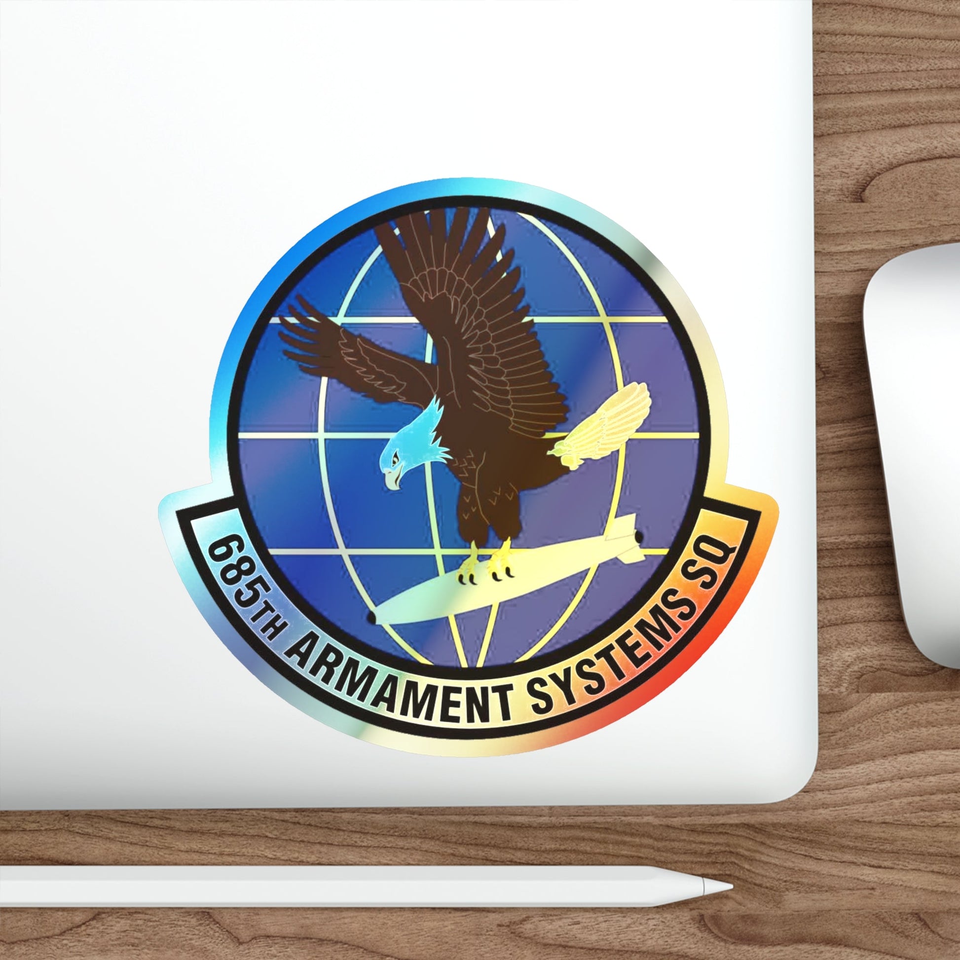 685th Armament Systems Squadron (U.S. Air Force) Holographic STICKER Die-Cut Vinyl Decal-The Sticker Space