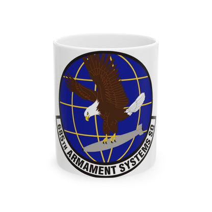 685th Armament Systems Squadron (U.S. Air Force) White Coffee Mug-11oz-The Sticker Space